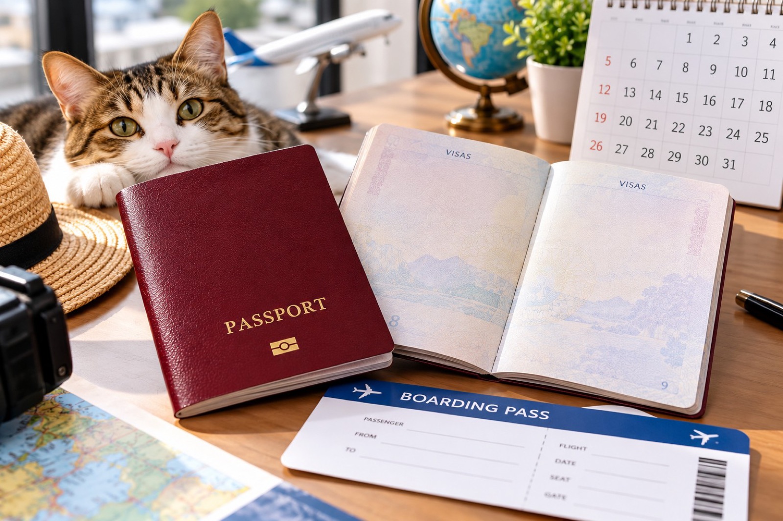 หนังสือเดินทางและบัตรโดยสาร เอกสารวีซ่าและการพำนักของแรงงานต่างด้าว