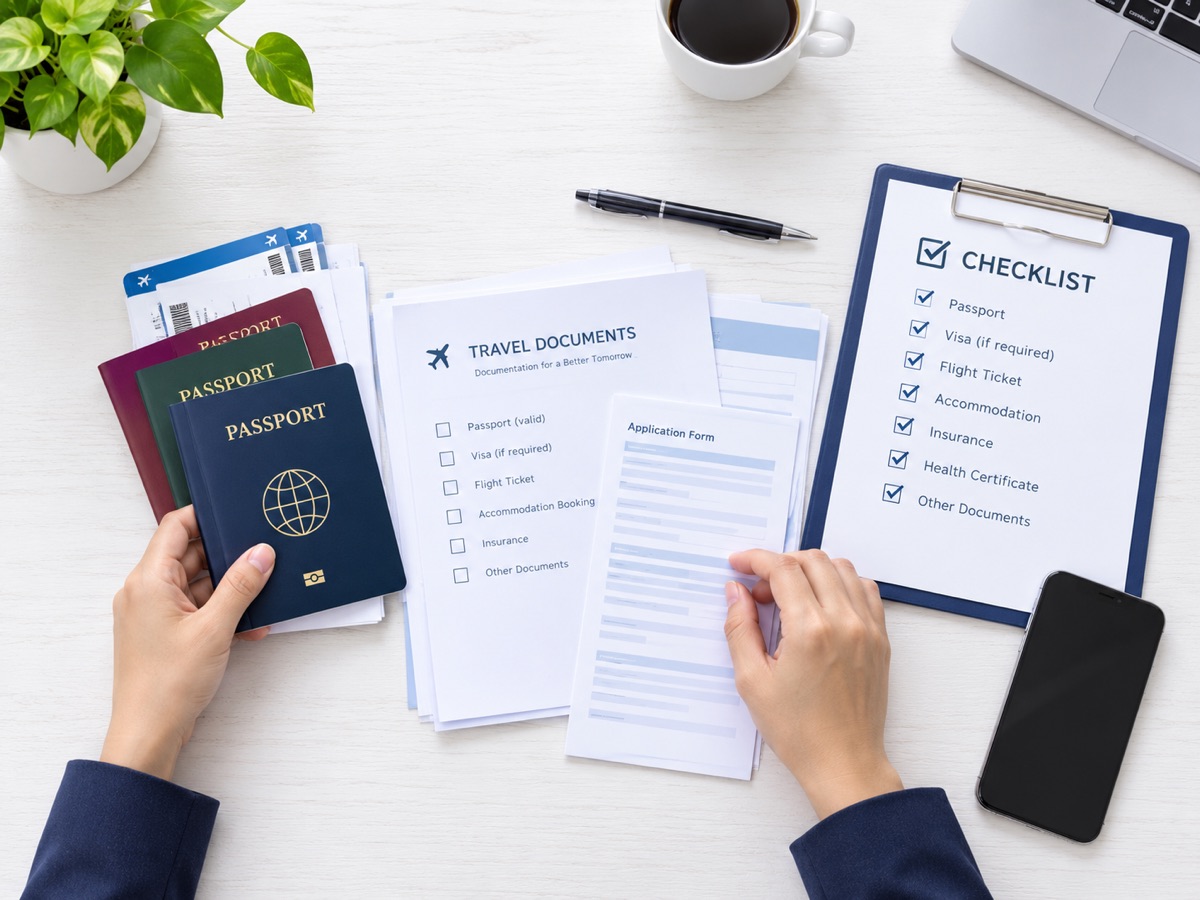 Migrant worker document checklist: passport, visa and application forms